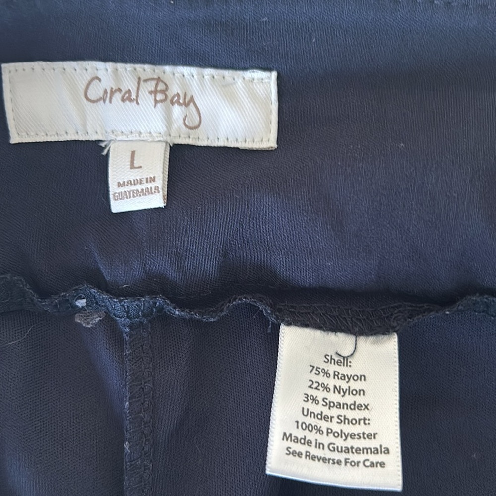 Coral Bay L NWT 3pk skorts - Picture 4 of 8